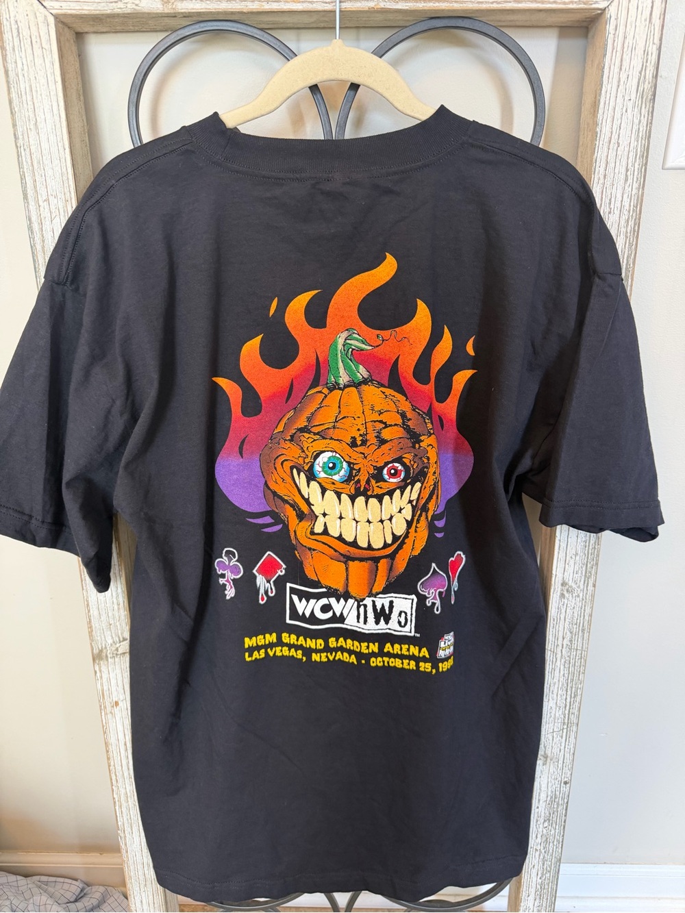 WCW nWo Halloween Havoc 1998 T Shirt XL Vintage Wrestling PPV Las Vegas Goldberg